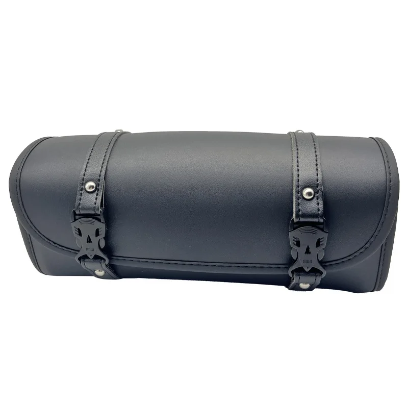 Modification Accessory for Motorcycle Cruiser & E‑Scooter, Universal Vintage Leather Waterproof Front Tool Hanging Pouch