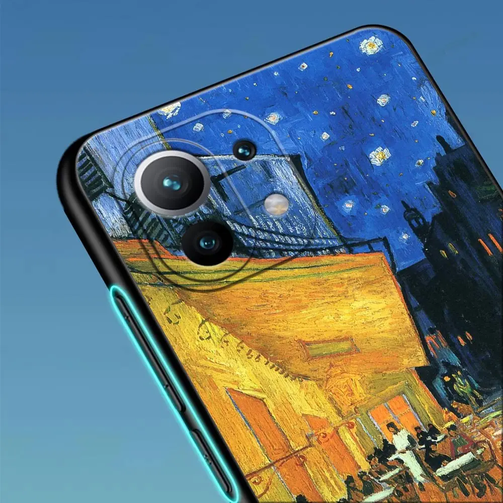 Starry Sky Van Gogh Painting Sunflower Cases For Xiaomi 11 Lite 5G NE 11T 12 12T 13T Pro Poco X3 NFC F3 M3 M4 F5 Pro Back Cover