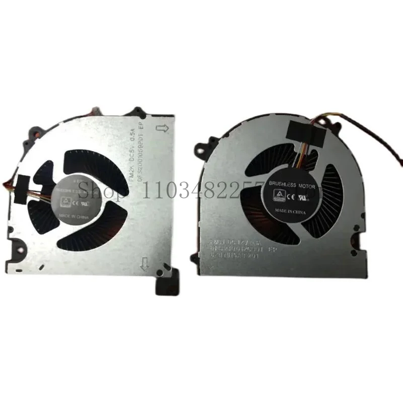 WYORESY NEW CPU GPU Cooling Fan for Clevo NH55AC 6-31-NH5A3-201 FMGJ DFS240012C00T DC 12V 0.8A FM2K DFS2001059P0Thasee A7000