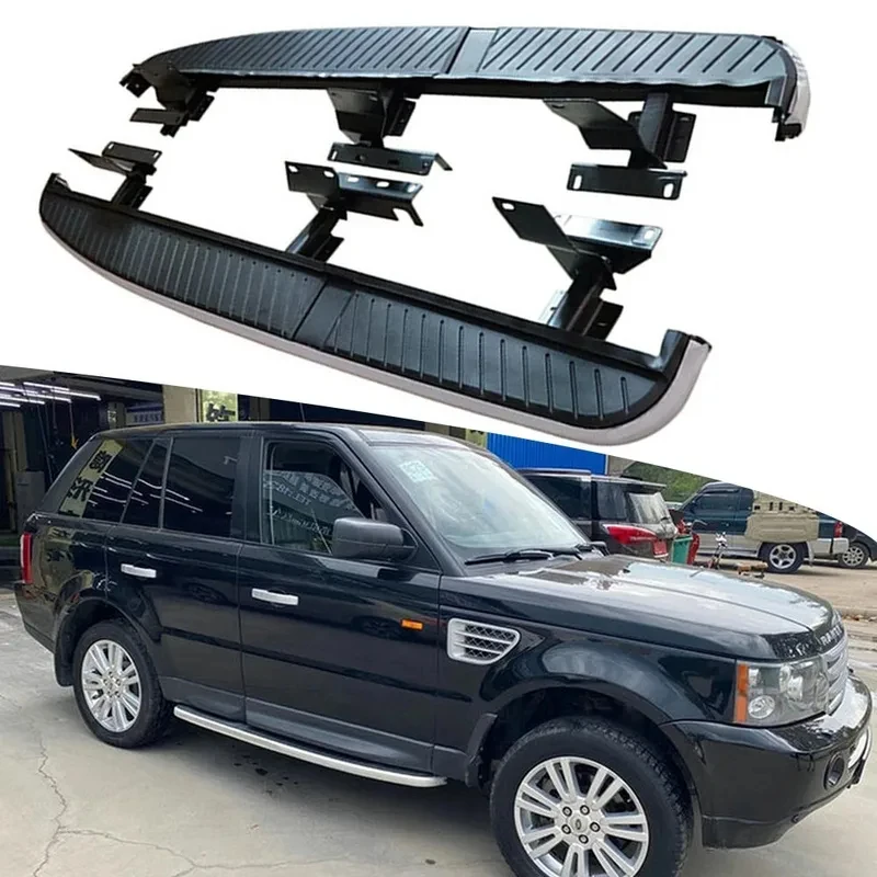

High Quality 2PCS Running Boards Side Steps Fits LR Sport L320 2006-2013 Fixed Pedals Ne Bars Hot Selling