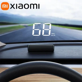 Xiaomi 車のスピードメーター HUD ヘッドアップディスプレイデジタルスピードメーターフロントガラスプロジェクター車両トラック自動車エレクトロニクスアクセサリー