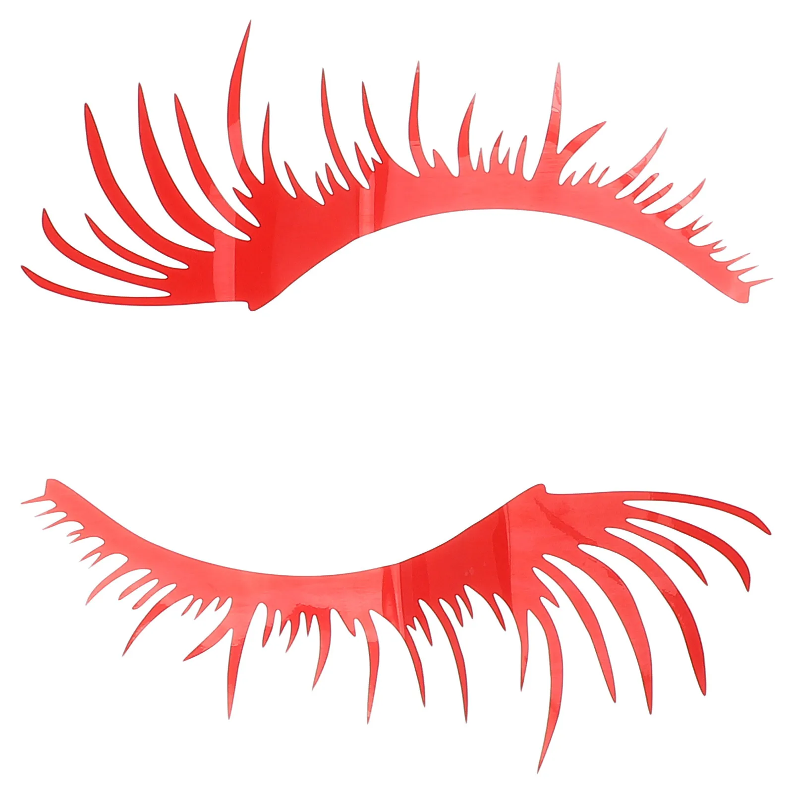 

1Pair Car Headlight Eyelashes Stickers Self-Adhesive Universal Pet Decal Decoration Vehicle Headlamp Cover Strip Funny Car