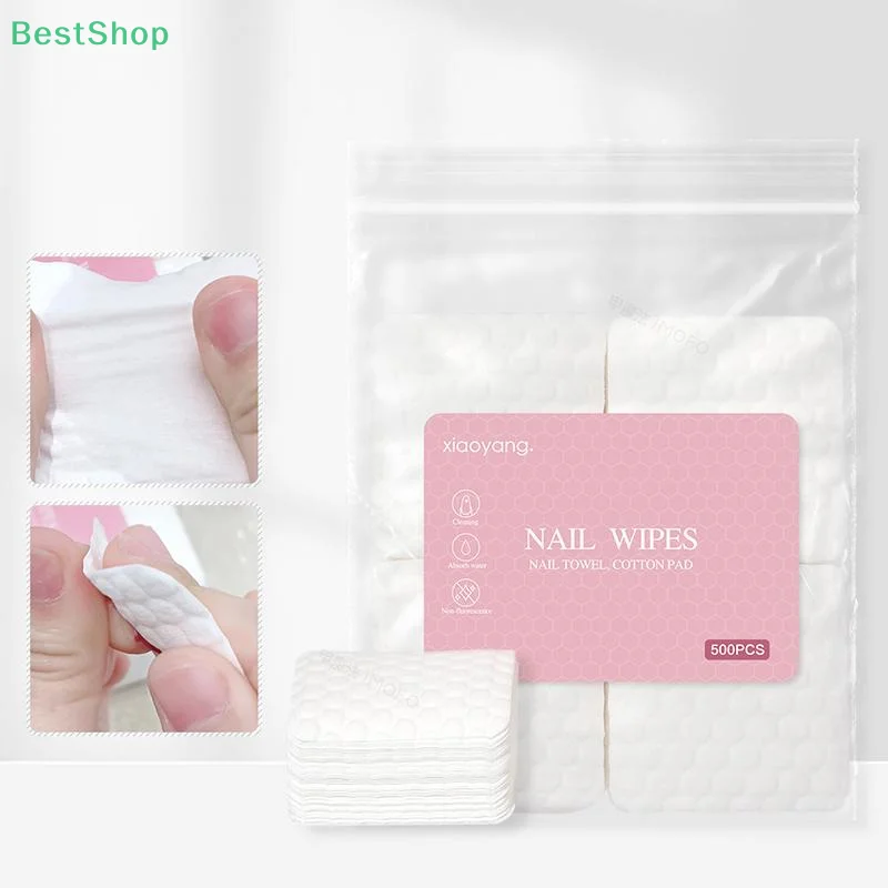200/500 個ネイルコットンポリッシュリムーバージェルクリーンマニキュアナプキンペディキュア糸くずの出ないワイプクリーナー紙パッドマニキュアツール