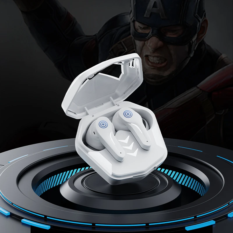 

MARVEL MR63 Pro Беспроводные Bluetooth 5,3 наушники для игр с низкой задержкой, двухрежимные музыкальные наушники, спортивная гарнитура-вкладыш с микрофоном