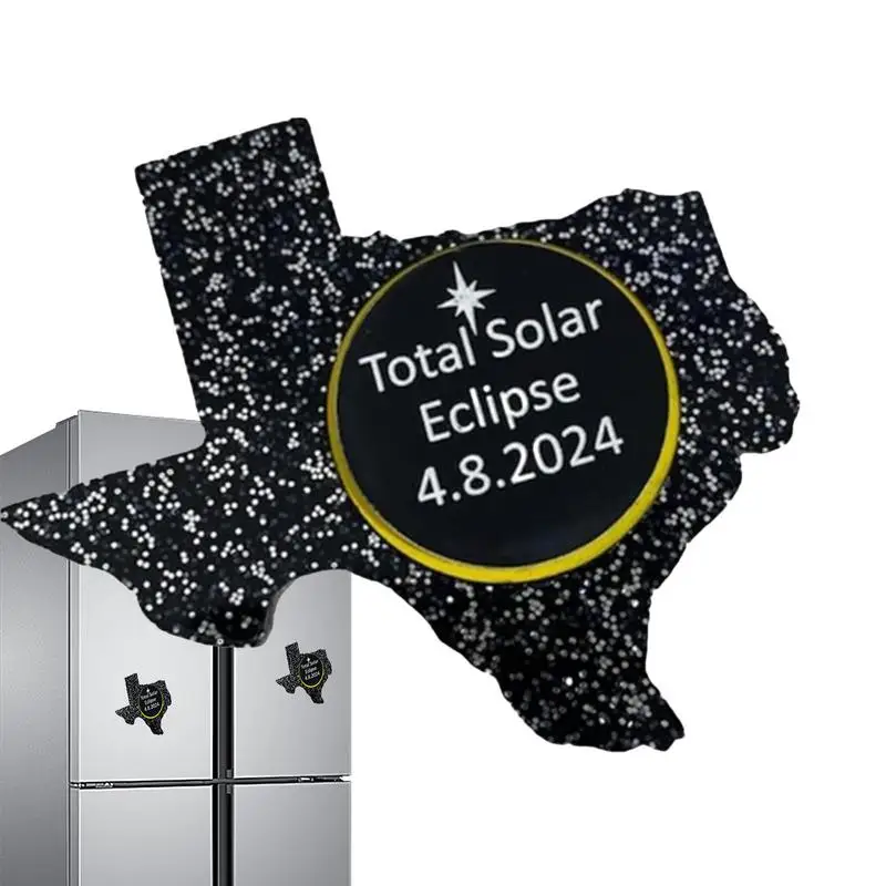 Solar Eclipse Refrigerator Magnet 2024 Eclipse Of The Sun Refrigerator Magnet Solar Eclipse Ornament 2024 Solar Eclipse Sticker