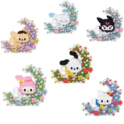 Hello Kitty From Sanrio Children Puzzle Gift Anime Characters Kuromi Pochacco and A Combination Decoration Model of Merlot