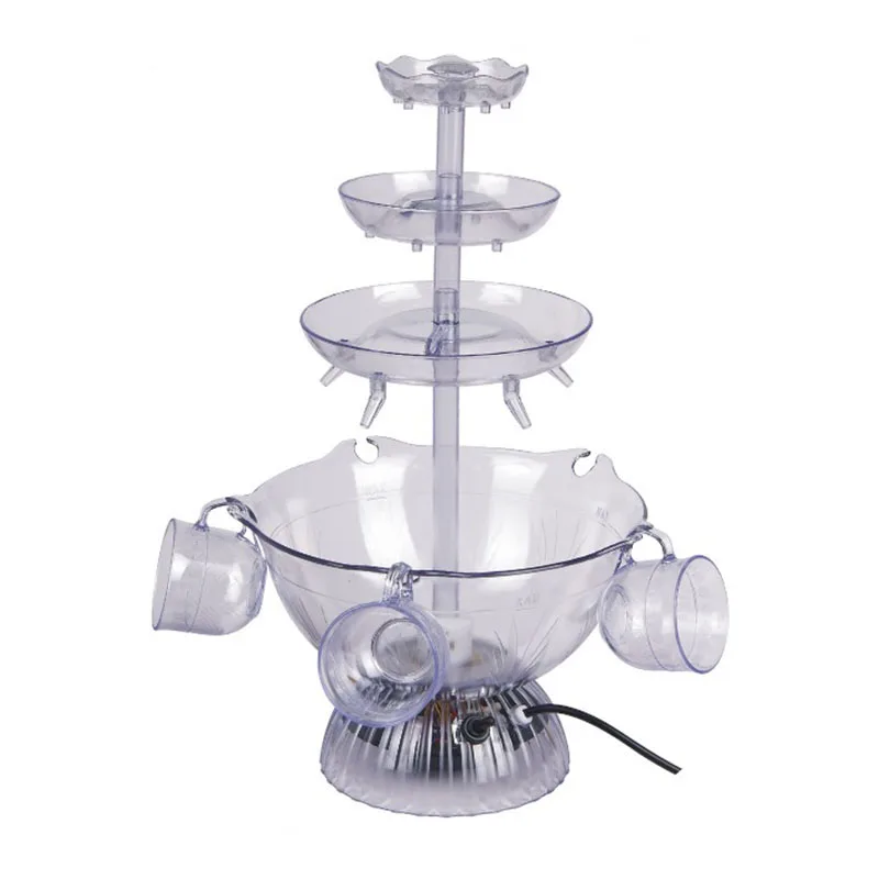 Cocktail Party Fountain Red Wine Drinking Fountains Beverage Beer Machiner Juice Drink Waterfall Machine