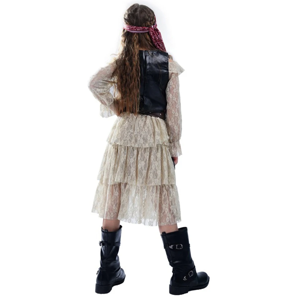 Set di costumi da pirata per ragazze, giochi di ruolo, spettacoli di Halloween, vestire la vela, avventure, caccia al tesoro, forniture per feste