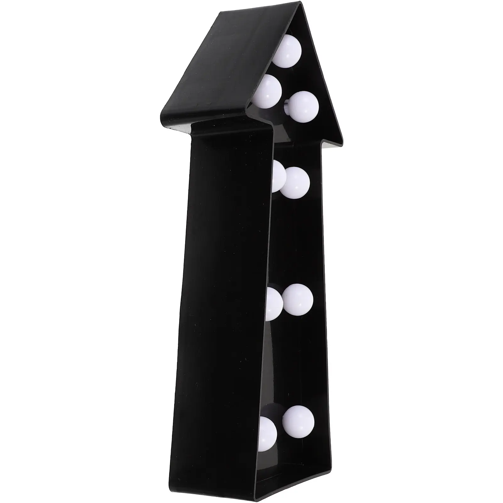 

Световая 3D-вывеска в форме стрелки, светодиодная, пластиковая, с подсветкой, для декора стен, черная, на батарейках, идеально подходит для детской комнаты