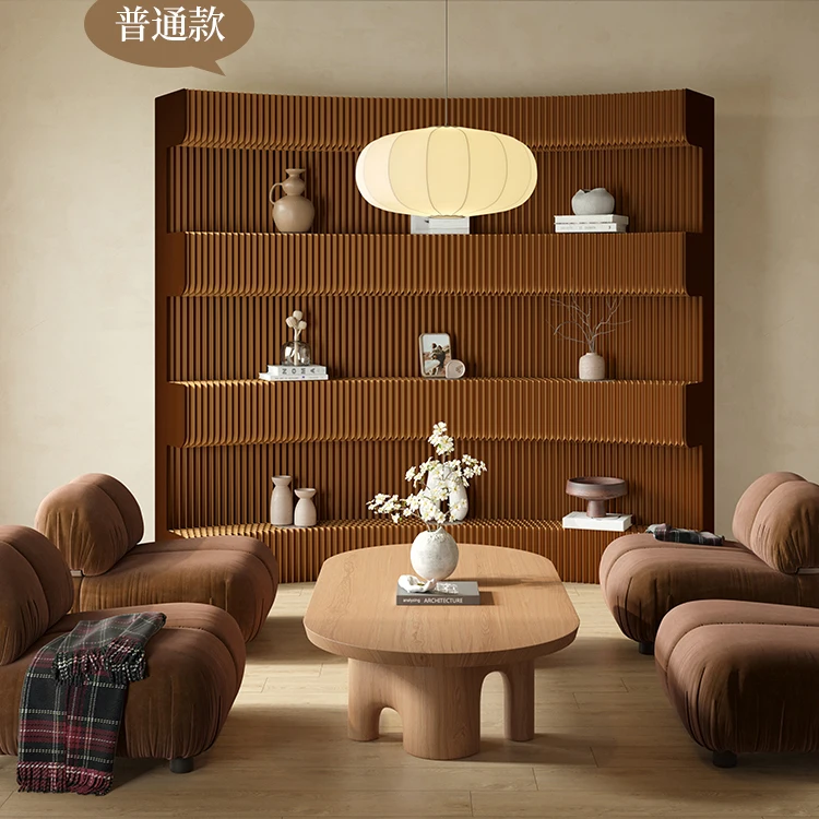 Folding Paper Wall Screen High Partition Wall Background Wall Spotlight Storage Foldable Mobile  Room Divider Panel