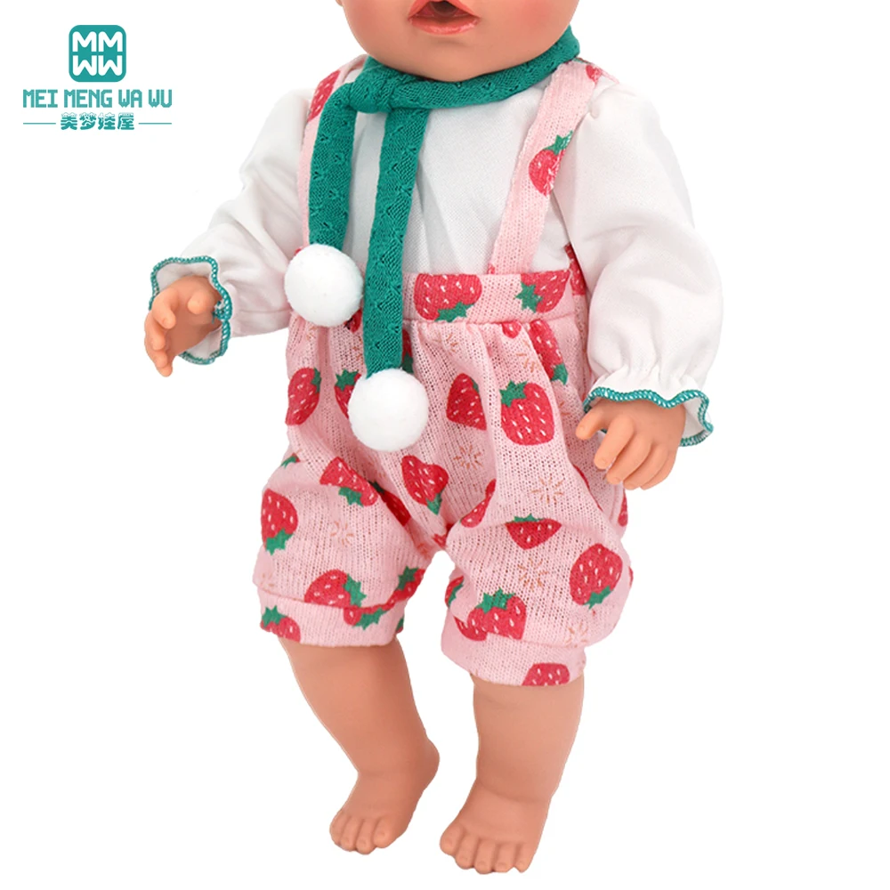 Puppe Kleidung Fit 45cm Spielzeug Amerikanische Puppe Mode Cartoon Gaze Kleid Hemd Hosen Schuhe Mädchen Geschenke – Detail 29