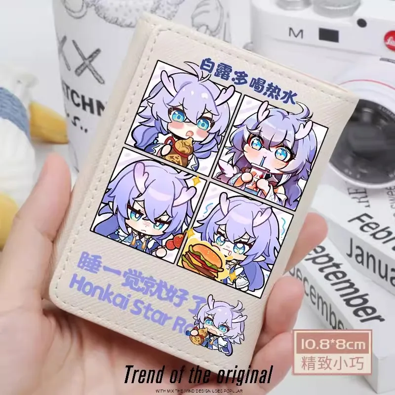 miHoYo Honkai Star Rail Anime Fashion Surrounding March 7th Kafka Clara BaiLu Homunculus Wallet Short Version Schoolgirls Gifts 5
