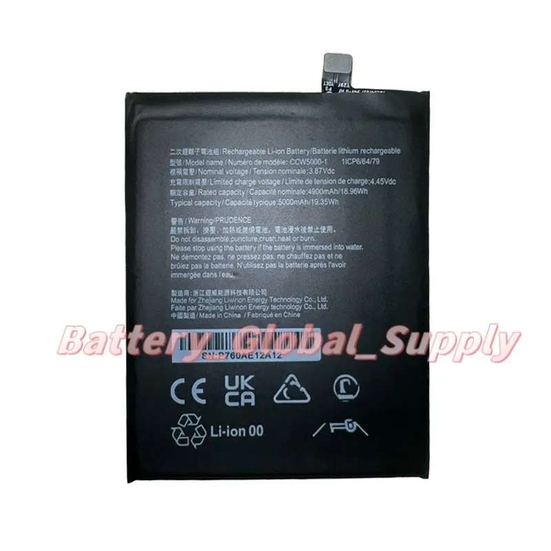

Battery for S75 CCW5000-1 5000mAh 3.87V 5000mAh New, Reliable 1PC-