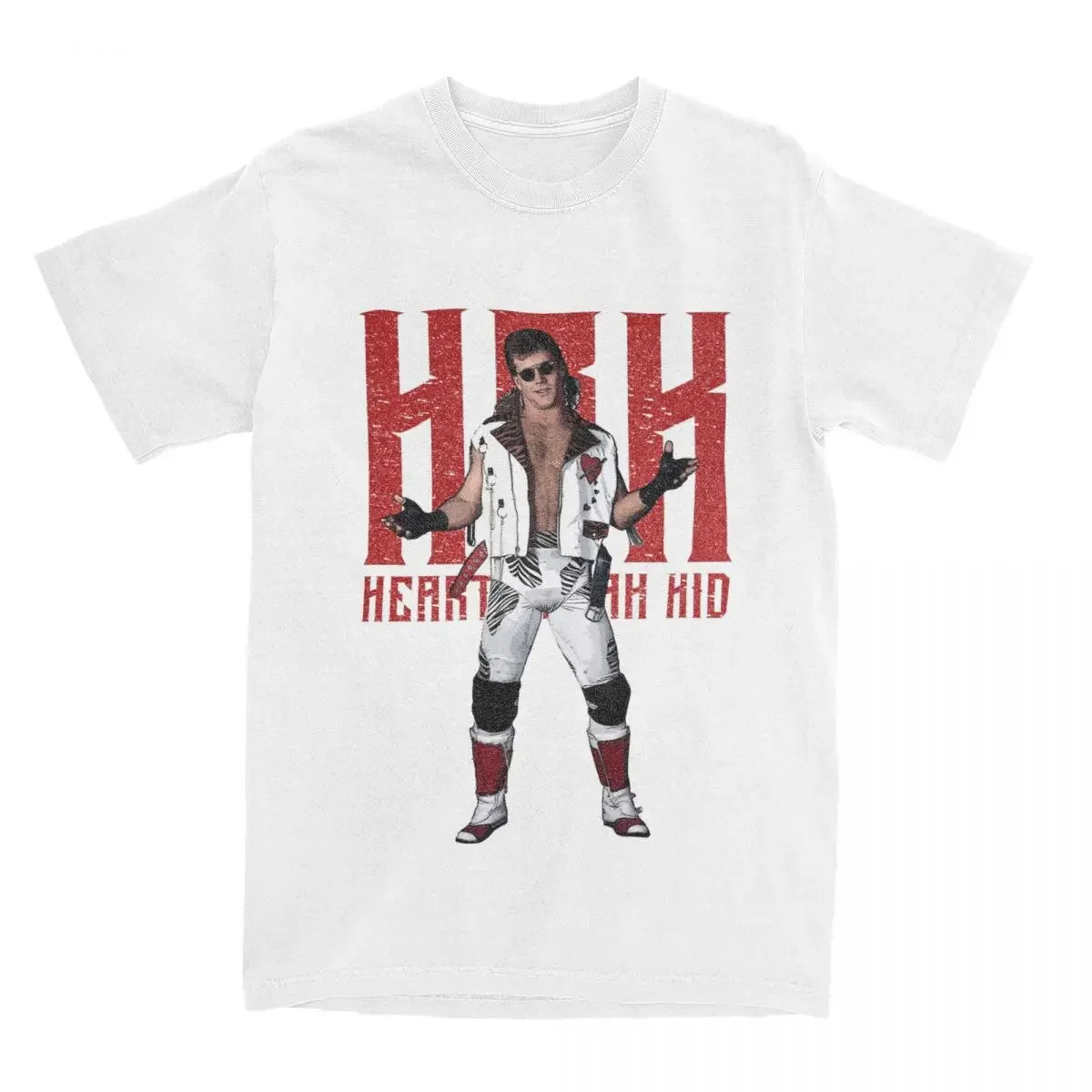 Men Women Bret Hart The Hitman Shirt Merch Pure Cotton T-shirt Clothes Graphic Printed Tee Shirt New Arrival