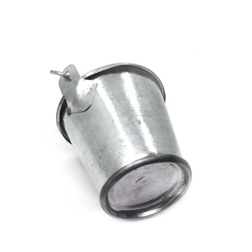 

2Pcs Mini Bucket Creative Design Kids Play House Accessory Miniature Scene Decor Fun Imaginative Gift for Children