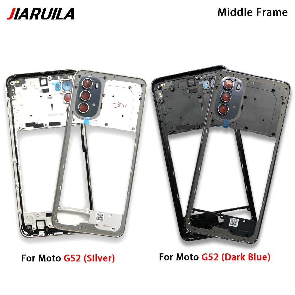 New Middle Frame For Motorola Moto G50 5G G22 G52 G71 G82 Bezel Middle Plate Holder Housing Cover Repair Replace Parts