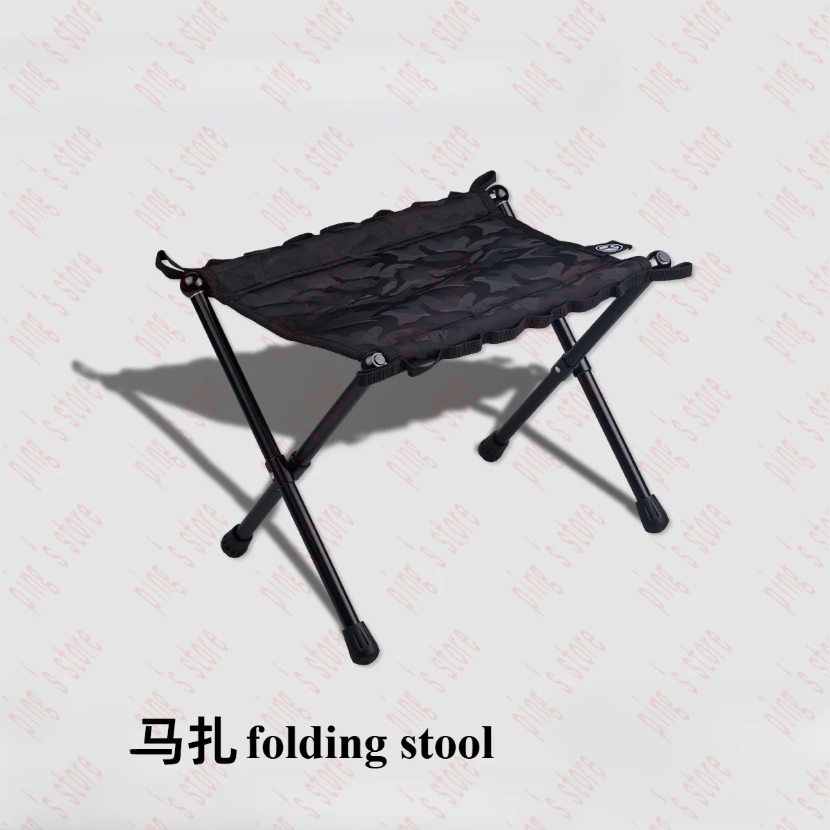 Tie Lightweight Tactical Folding Camping Chair  Portable Sketch Hiking High Speed Rail Fishing Stool