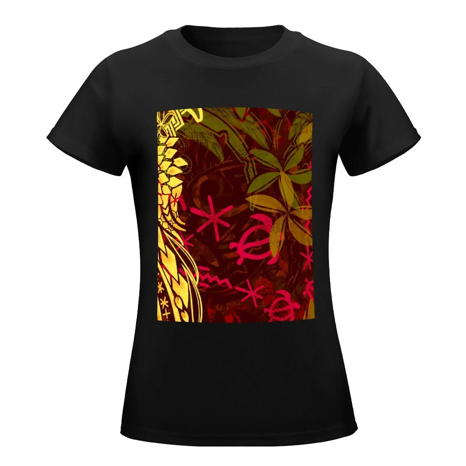 Kona Hot Lava Jungle Tribal Threads T-Shirt summer clothes vintage clothes luxury designer clothing Women