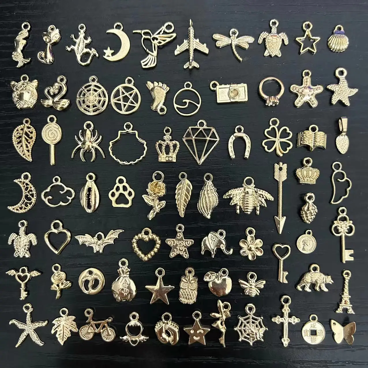 Classic Style Mix 30 Pcs Metal Zinc Alloy Charms Fit DIY Necklace Bracelet Craft Jewelry Makings