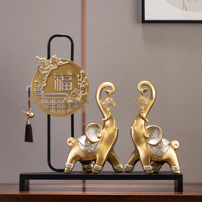 النمط الصيني القديم الجديد النمط الصيني المفروشات الكبيرة الراقية عالية الجودة المدخل ديكورات المنزل النمط القديم #3