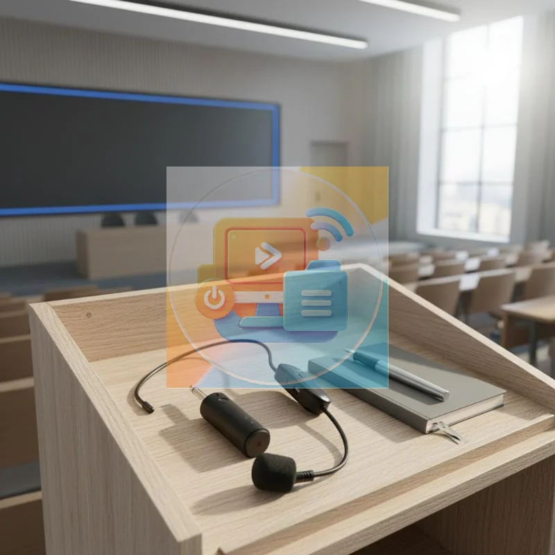 2.4G Wireless Head‑Worn Microphone Stable Signal Clear Sound Hands‑Free Mic For Teacher Tour Guide Speech Public Speaking
