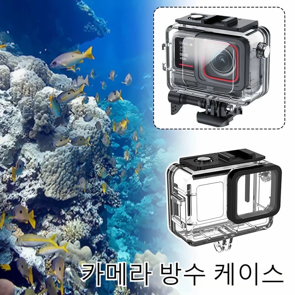 

For Insta360 Ace Pro/Ace pro 2 Waterproof Housing Case Underwater Diving Protective Case Anti-scratch Clear Camera Accessories