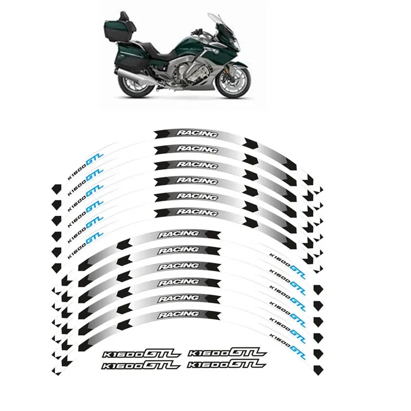 

Запчасти для мотоциклов BMW K1600GTL K1600GT, контурное колесо декоративная переводная наклейка-B