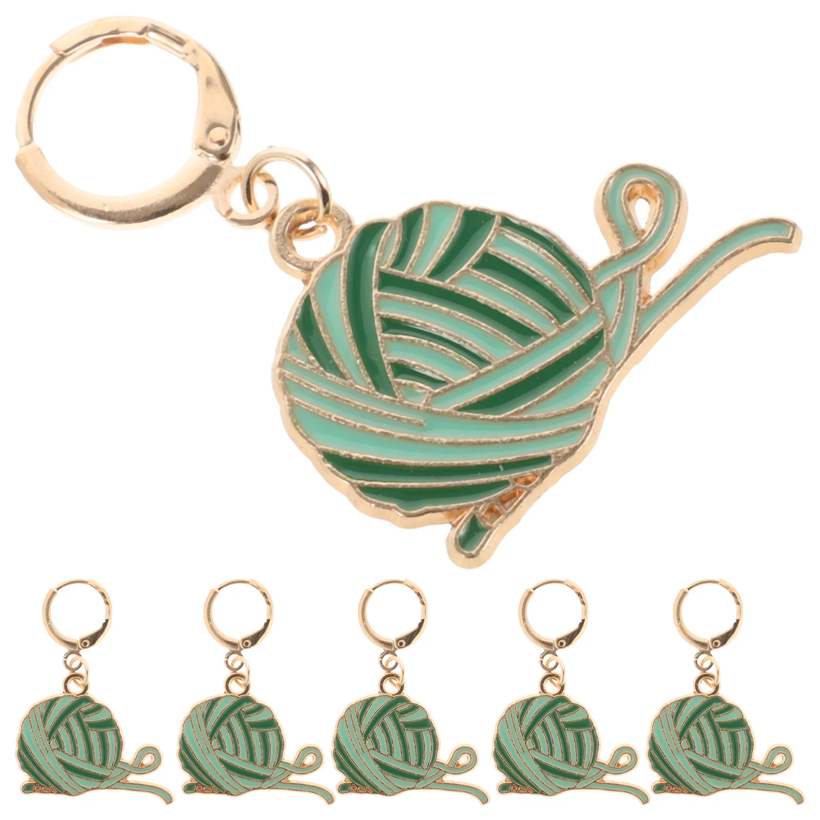 

6pcs Stitch For Crocheting Metal Crochet Markers Knitting Diy Craft Ring Small Metal Markers For Sewing Yarn Craft Projects