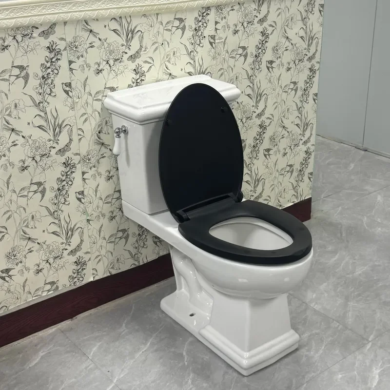 Retro One Piece Toilet Siphon Flush Silent Deodorant Water Saving Large Diameter Bathroom Sanitary Ware Luxury Household