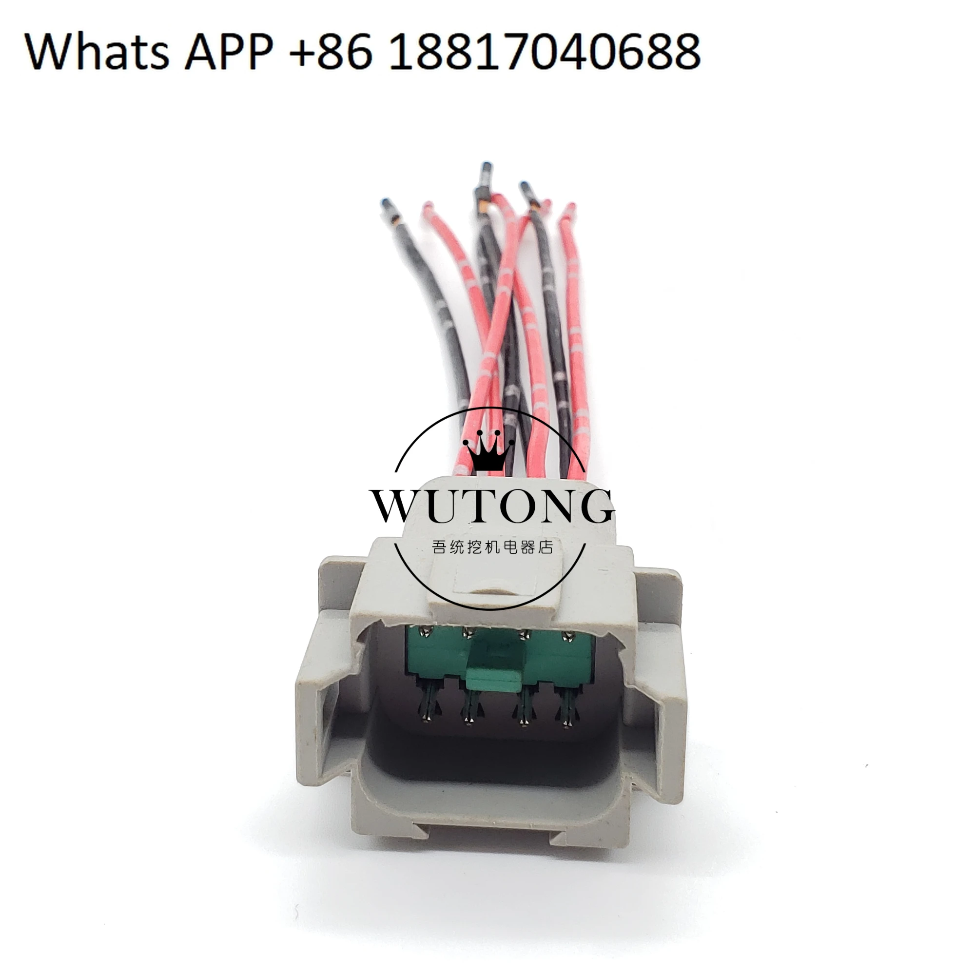 

10 шт. детали для экскаватора CAT312C 320D 325C, заглушка двигателя для заправки, вилка двигателя дроссельной заслонки, пара вилок, импортный высокотемпературный провод