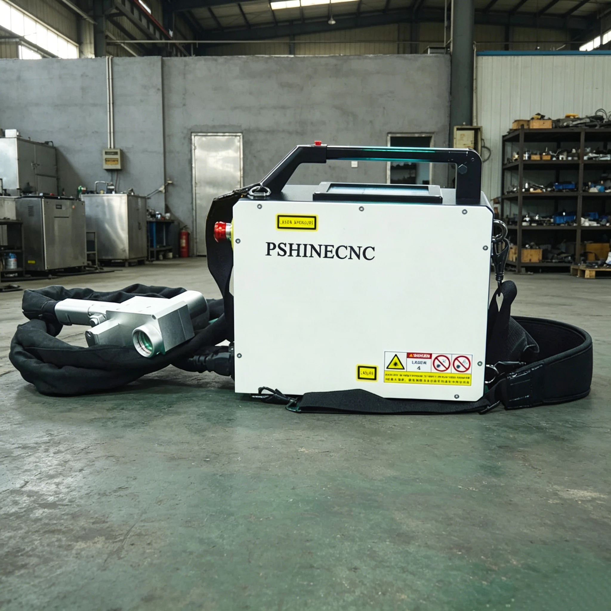Fiber Laser Cleaning Machine With 3 Years After-sales Warranty, Handheld Lightweight Laser De-rusting Equipment For Workshop
