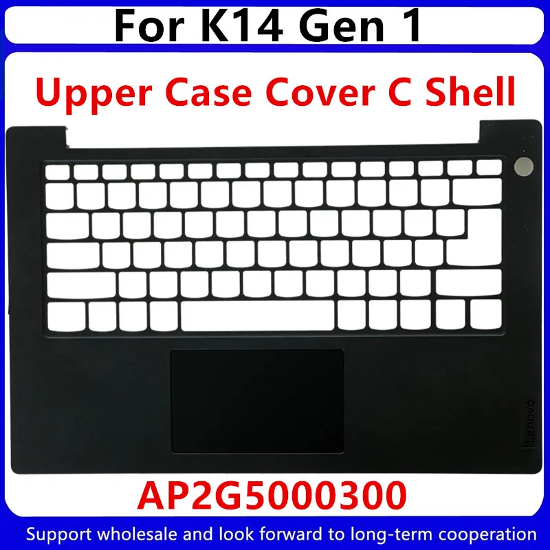 Tampa superior do portátil para Lenovo, Caso do descanso da palma do teclado, Touchpad Shell, Gen 1, AP2G5000300, Novo