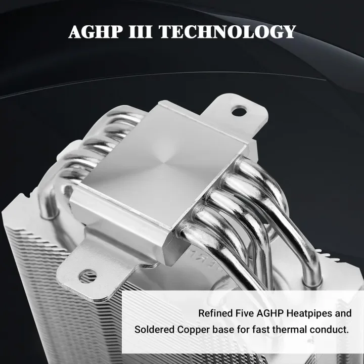 Thermalright Assassin King 120 MINI V2 CPU空冷クーラー AK120 MINI V2 TL-D12Bファン搭載/AGHP4.0反重力5ヒートパイプ