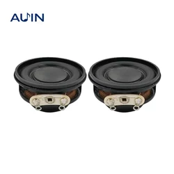 AUIN 2pcs Audio Speaker Mini 31MM 4 Ohm 3W Full Range Multimedia Portable Sound DIY Bluetooth Speakers Woofer Loudspeaker
