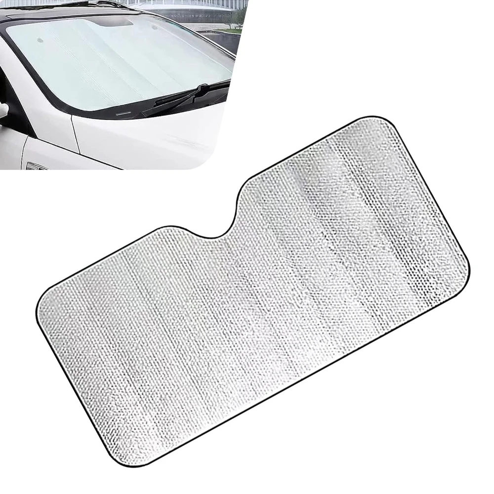 Pack-1 Front Windshield Sun Shade Car Windproof Window Sun Shade Shield to Block UV Rays for Most Cars and Trucks for Sun Heat