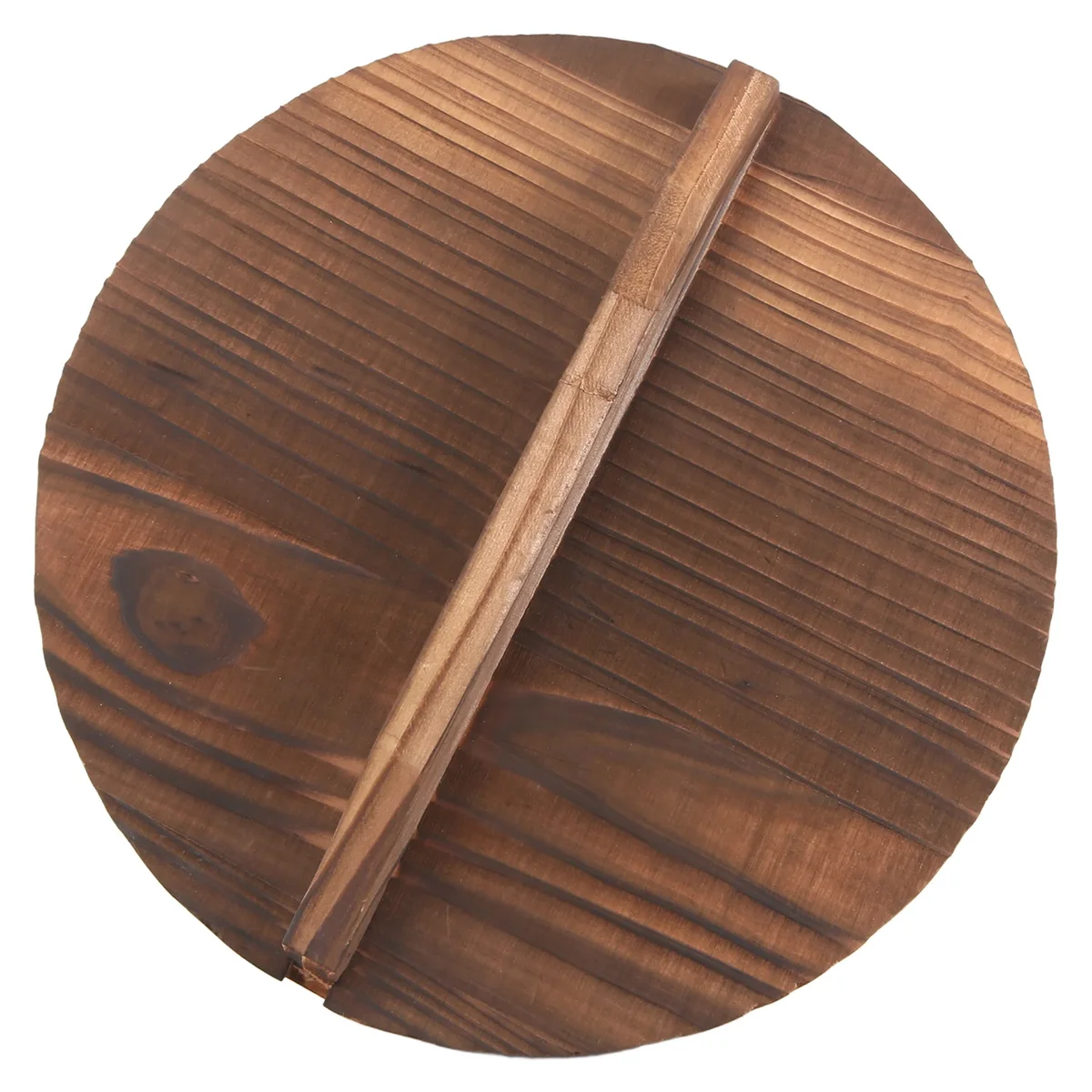 Kitchen Multi-Functional Wooden Pot Cover Handle Pan Lid Eco-Friendly Anti-Scalding Wood Baking Pot Lids Cover 26cm