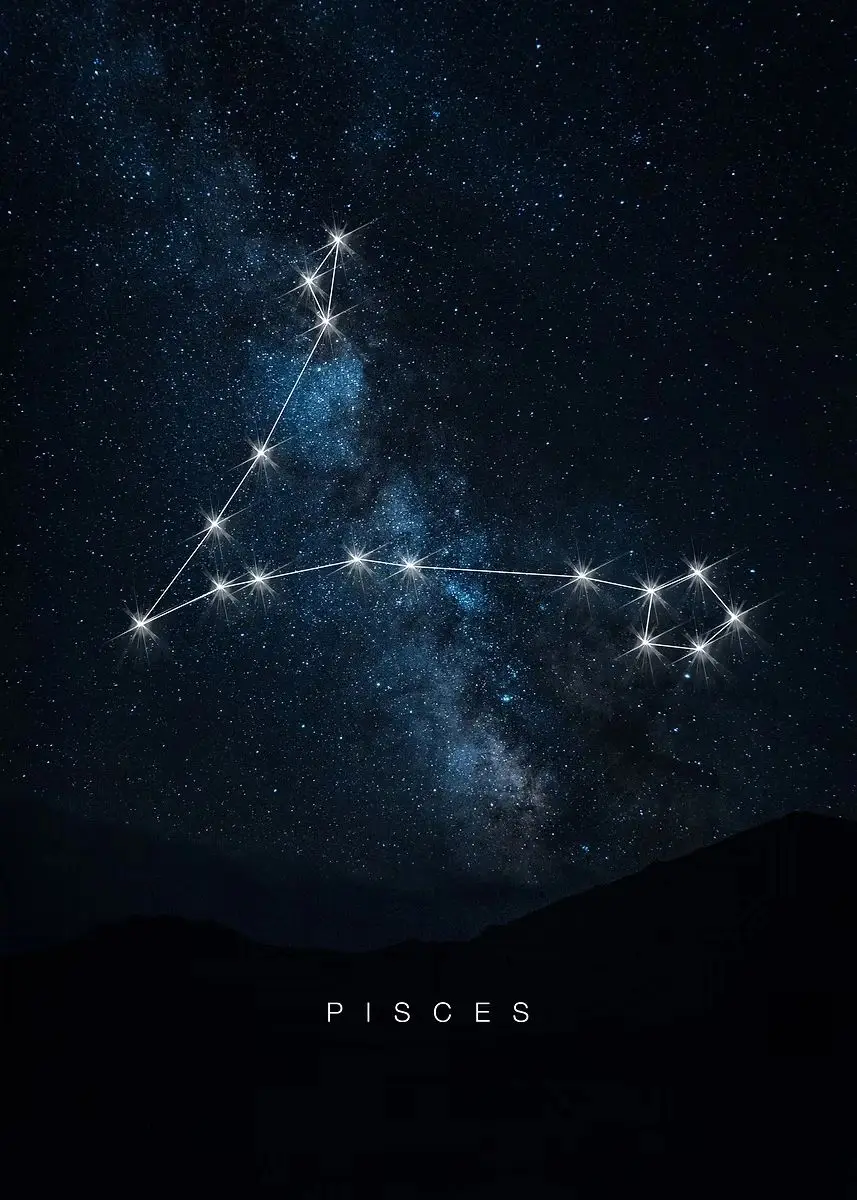 Affiche de Constellations de galaxie à la mode, Capricorne, Scorpion, Cancer, images d'art murales, 