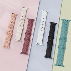 Band for Apple Watch Strap 44mm 40mm 49mm 45mm 41mm 46mm 42mm correa Engraved bracelet iwatch series 6 se 3 5 4 7 8 9 ultra 2 10