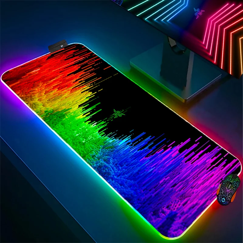 

Razer Goliathus Large Mouse Pad Rubber laptop Pad Game Mousepad 900x400 Backlit keyboard Game Table Pad Mausepad for CS GO LOL