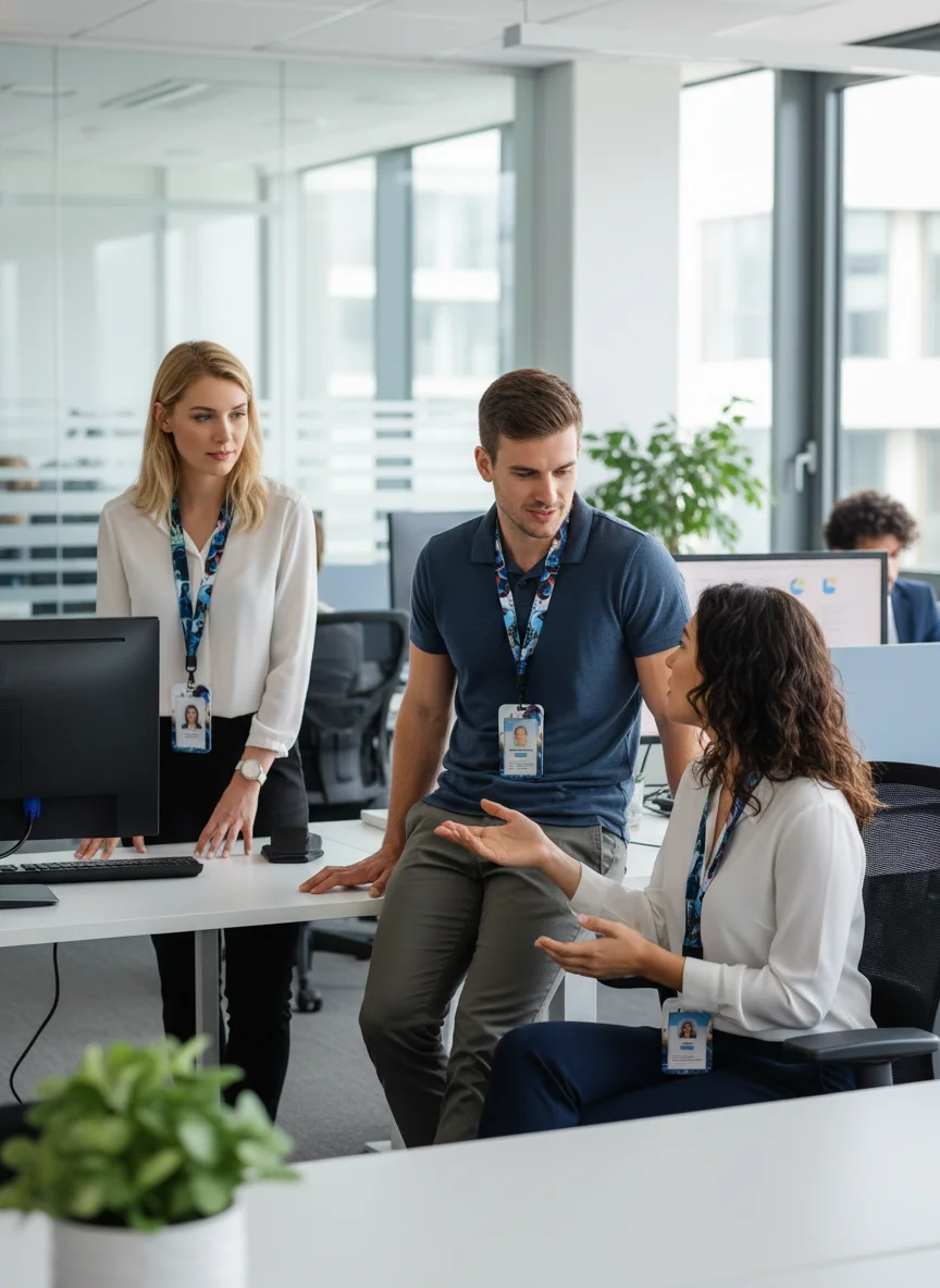 ديزني الصورة الرمزية معرف شارة حامل الرقبة حزام الرجال جديد مترو الانفاق باب حاملي بطاقات النساء شهادة العمل الحبل الاعتماد #5