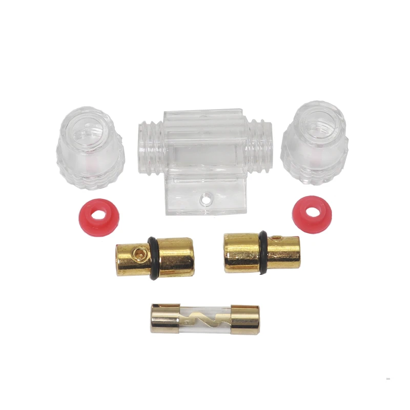 【1Set】 Auto Car Fuse Holder Block For Car Vehicle Subwoofer Audio In Line AMP Amplifier Cable AGU fuse holder