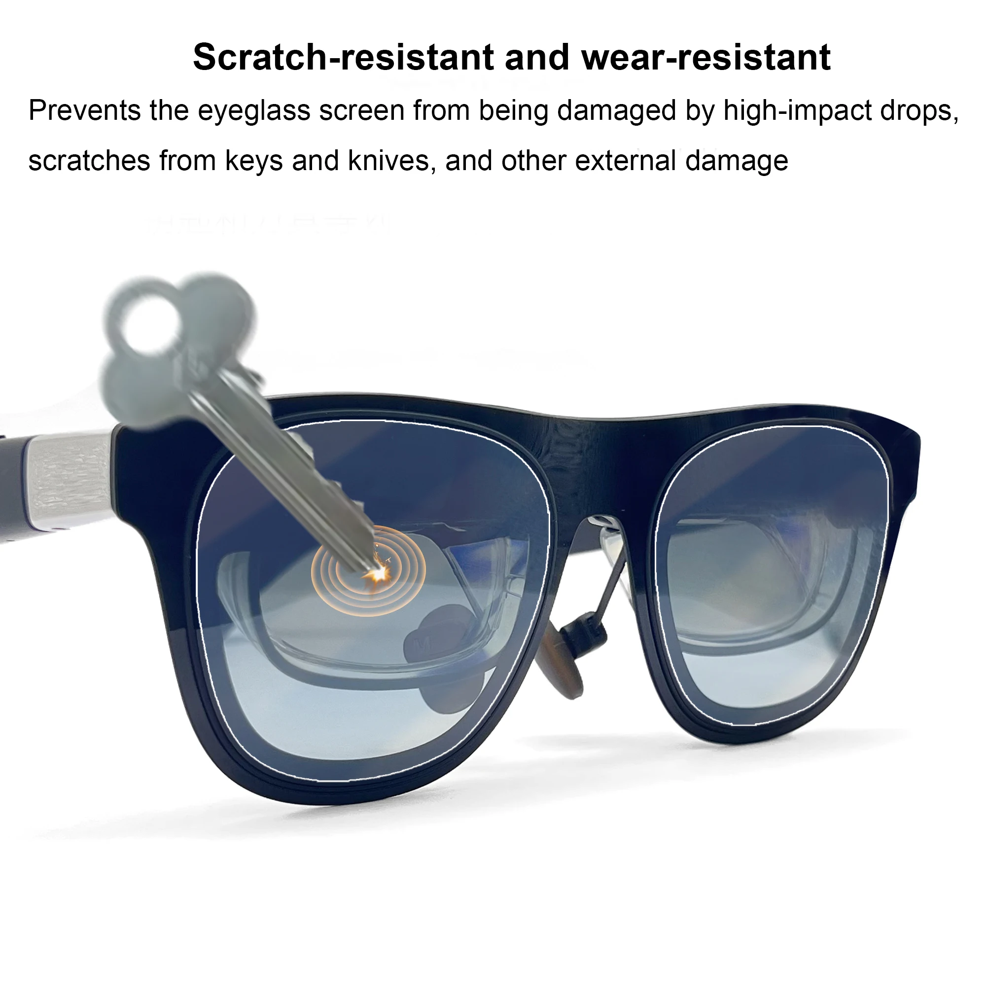 

​Air 2 Pro Film for XREAL One/One Pro AR Glasses Protective Film Front PET Lens Film High-definition Anti-scratch