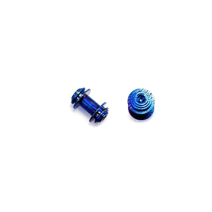 Damasco cor faca timascus titânio eixo barra de bloqueio parafuso rebite substituição para benchmade mini bugout 533 535 15535 Taggedout