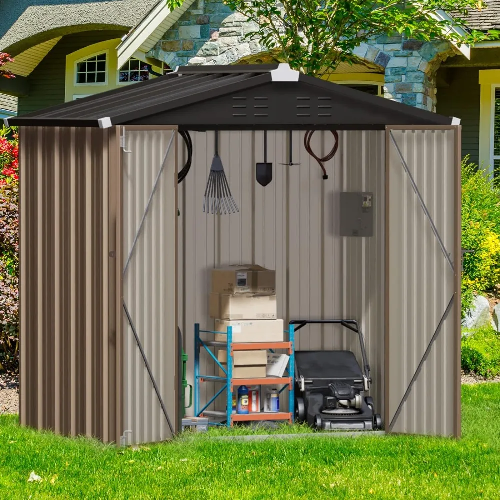 Outdoor Storage Shed, Outdoors Storages Sheds 4x6 FT, Outdoor Storage Shed