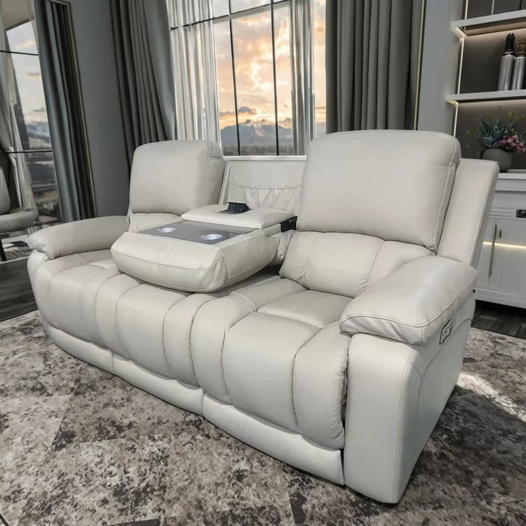 Modern Living Room Electric Massage Relax Lift Recliner Sofa Chair Rocking Chair Home Living Room Furniture Top Grain Leather