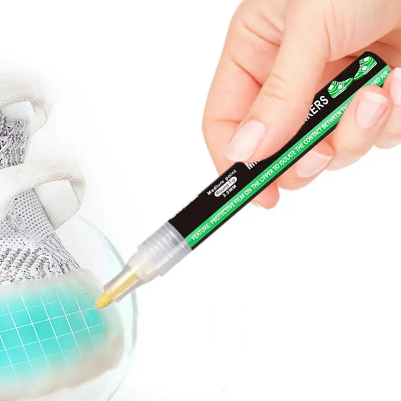 White Trainer Pen intersuola ripristina Sneaker Marker intersuola Marker Cleaner scarpe Sneakers Repair Paint Leather Pen Shoe Whitener