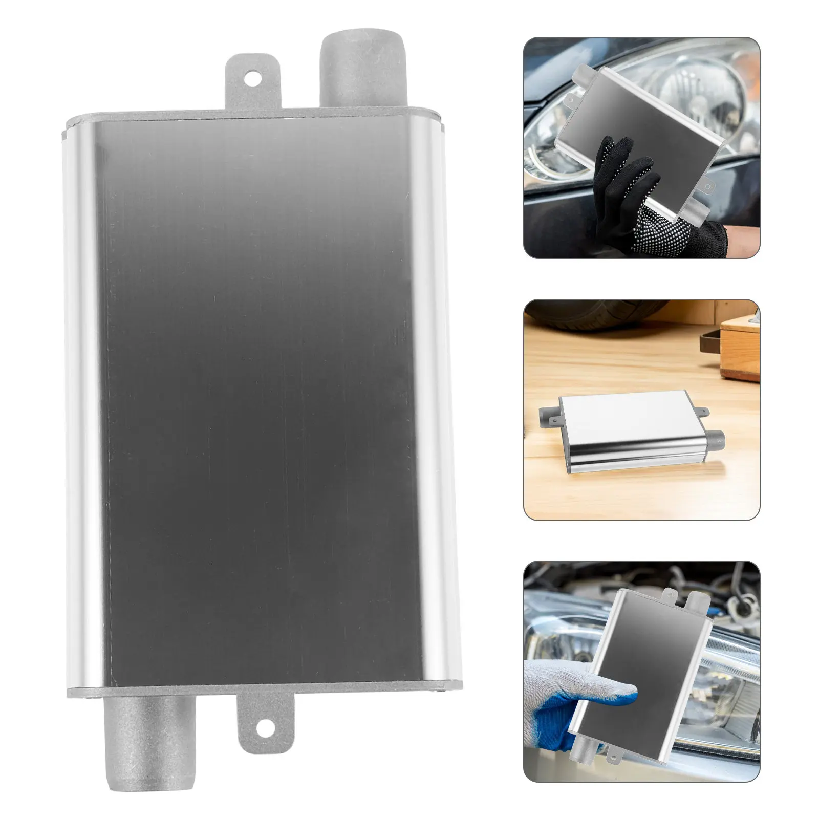 

1 Set Automotive Exhaust Aluminum Alloy Diesel Heater Muffler for Parking Heater Exhaust Noise Reducer Generator