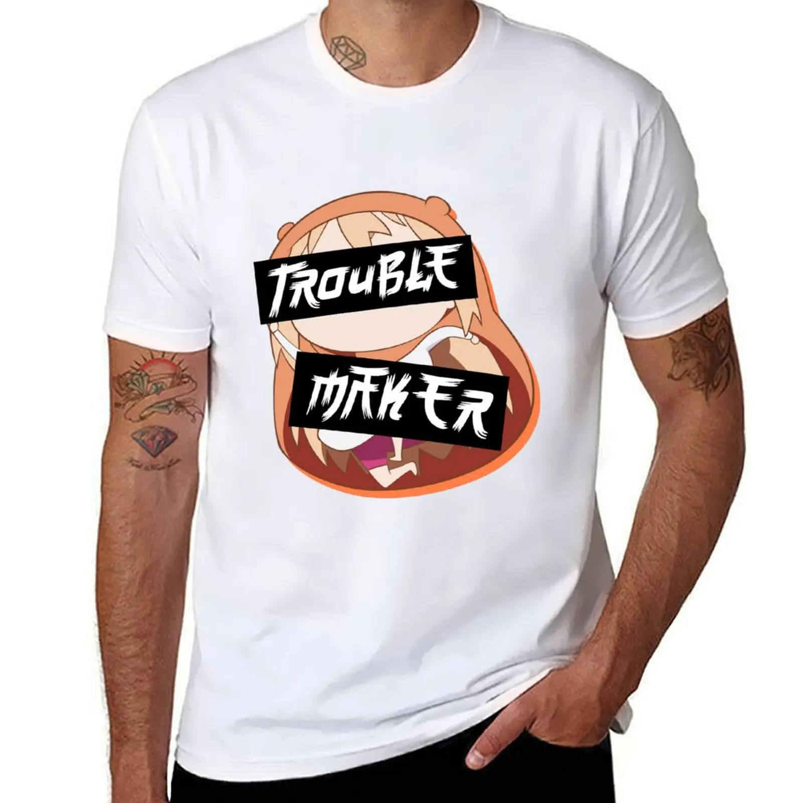 

Umaru-chan Trouble Maker T-Shirt man t shirt graphic t shirt men 100% cotton luxury brand
