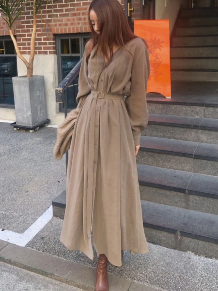 Vestidos Para Mujer Winter Sundress Long Dresses for Women Vintage Dress De Mujer Elegantes Vestido Feminino Traf Official Store