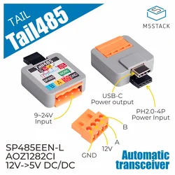M5Stack Official ATOM Tail485 - RS485 Converter for ATOM